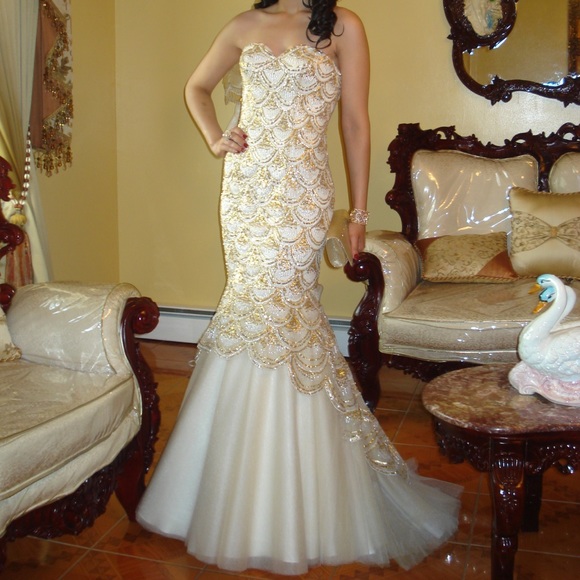 Sherri Hill Dresses & Skirts - (FINAL PRICE) Sherri Hill Mermaid Cut Sequins Formal Dress Prom Dress Night Gown